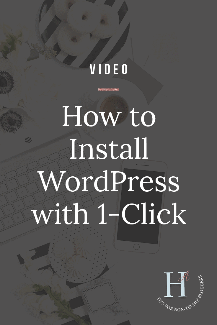 1 Click WordPress Install 1 click WordPress install